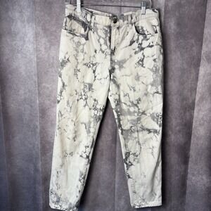 J Brand Women's 28 Skinny Jeans Women Grey White Acid Wash Bleached Grunge $300